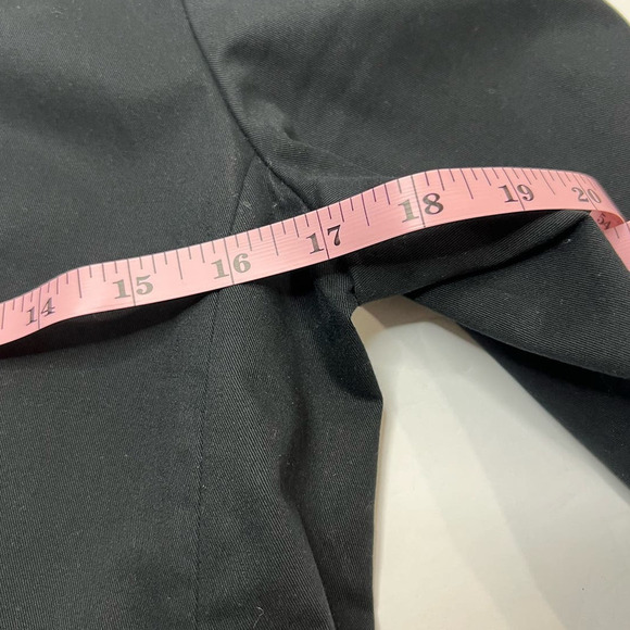 Eddie Bauer Black Jacket Fitted Blazer Women's Size 4 Cotton Stretch 2 Button - Picture 4 of 4